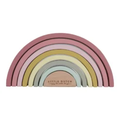 Little Dutch Rainbow Stacker - Rainbow Pink
