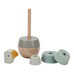 Little Dutch Ring Stacker - Little Goose -Kids Toy Shop LD7073RingpyramidGoose 3