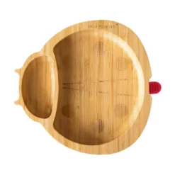 Eco Rascals Bamboo Suction Plate - Ladybird