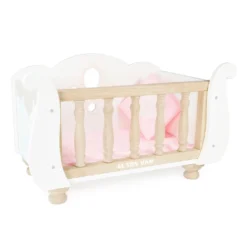 Le Toy Van Sleigh Doll Cot & Crib -Kids Toy Shop Le Toy Van Sleigh Doll Cot Crib Le Toy Van 1598622990