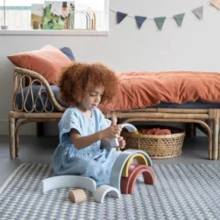 Little Dutch Rainbow Stacker - Pure & Nature -Kids Toy Shop Little Dutch Rainbow Stacker Pure Nature Little Dutch 1598481896