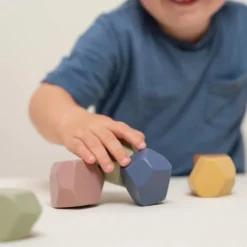 Little Dutch Wooden Stacking Stones - Vintage -Kids Toy Shop LittleDutchWoodenRockingStones1 4