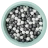 Larisa & Pumpkin Mint Ball Pit + Silver/White Balls