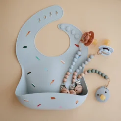 Mushie Pacifier Clips Cleo - Muted Yellow -Kids Toy Shop Mushie Pacifier Clips Cleo Muted Yellow Mushie 1603583099