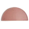 Mushie Silicone Placemat - Powder Pink Confetti