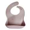 Mushie Silicone Bib - White Daisy