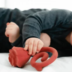 Natruba Teether - Rose 7 Natruba Teether - Rose -Kids Toy Shop Natruba Teether Rose Red Lifestyle 1