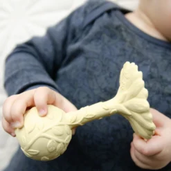 Natruba Daisy Rattle - Yellow -Kids Toy Shop Natrubarattle dai yl