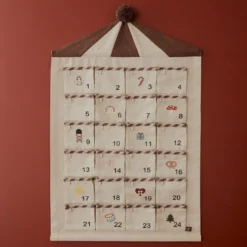 OYOY Christmas Advent Calendar - Circus (Beige/Brown) -Kids Toy Shop OYOY P 03 043