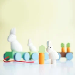 Le Toy Van Bunny Train 5 Le Toy Van Bunny Train -Kids Toy Shop PL026 Bunny Train Wooden Bunny Adventure Toy