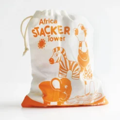 Le Toy Van Africa Toy Stacker -Kids Toy Shop PL117 Africa Stacker Cotton Bag 2x 8f33b0cf 2120 424a 9508 6846250ff198