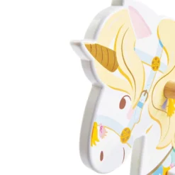 Le Toy Van Rocking Unicorn Carousel -Kids Toy Shop PL134 Wooden Unicorn Carousel Rocking Horse Glitter Gold Magical Close 2x 3840346c 10dc 4eb6 a5dc ce811f42ebd2