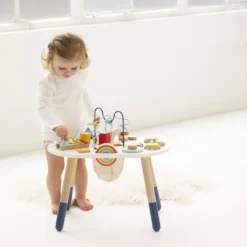 Le Toy Van Activity Table -Kids Toy Shop PL137 activity table girl playing with xylophone