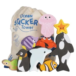 Le Toy Van Ocean Animal Stacker