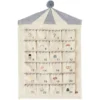 OYOY Christmas Advent Calendar - Circus (Beige/Blue)