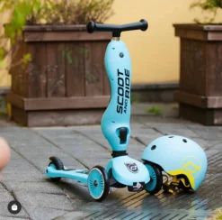 Scoot And Ride Safety Helmet With LED Blueberry -Kids Toy Shop Scoot And Ride Blue Berry 02 bbab8d0f cee9 4103 aa34 00682b1a3ca5
