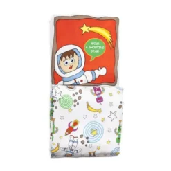Space Bots Quillow Blanket -Kids Toy Shop Space Bots Quillow Blanket Bebelephant 1602190778