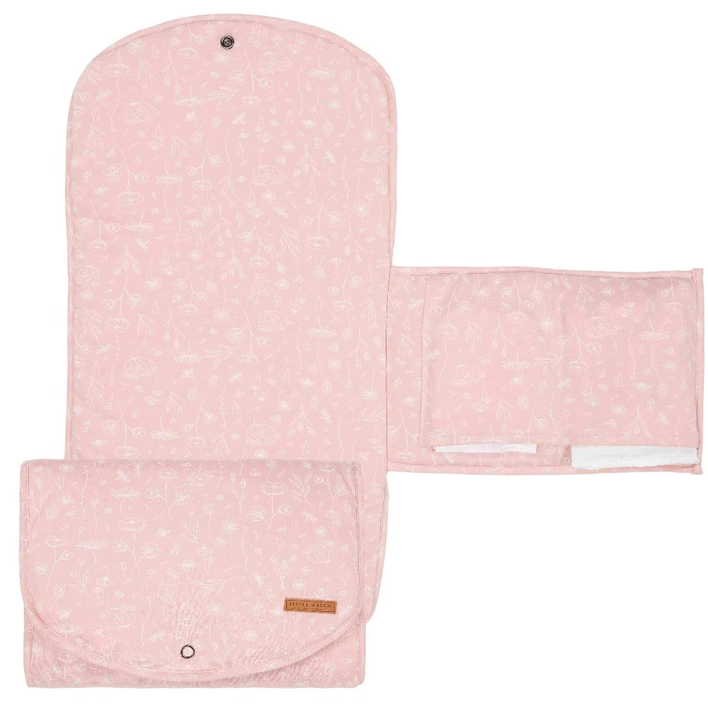 Little Dutch Comfort Changing Pad - Wild Flowers Pink 1 Little Dutch Comfort Changing Pad - Wild Flowers Pink