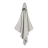Little Dutch Hooded Towel - Pure Grey