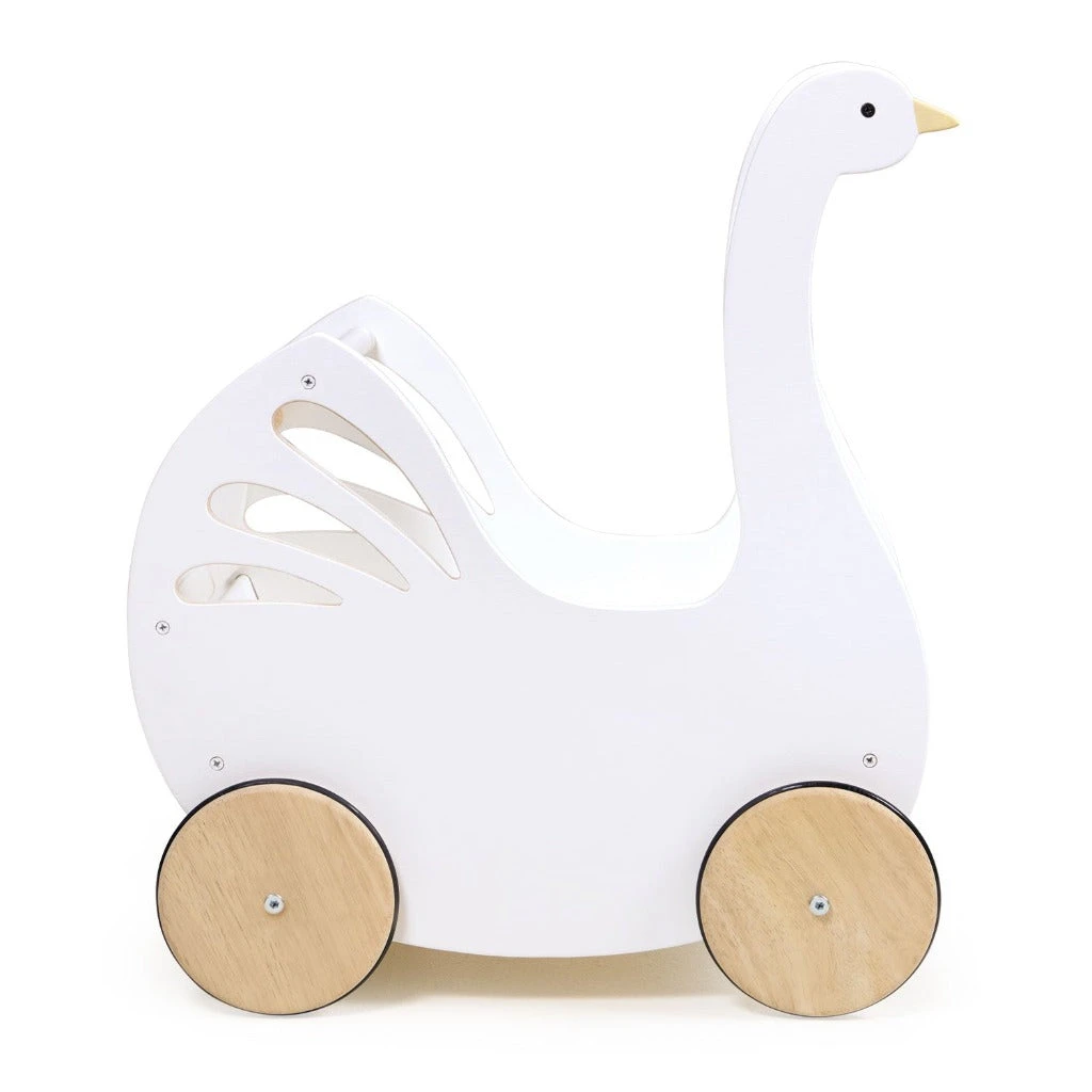 Tender Leaf Toys Sweet Swan Pram 8 Tender Leaf Toys Sweet Swan Pram - Image 8