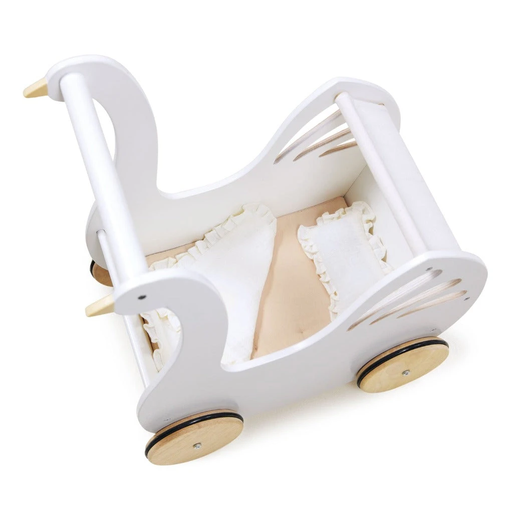 Tender Leaf Toys Sweet Swan Pram 9 Tender Leaf Toys Sweet Swan Pram - Image 9