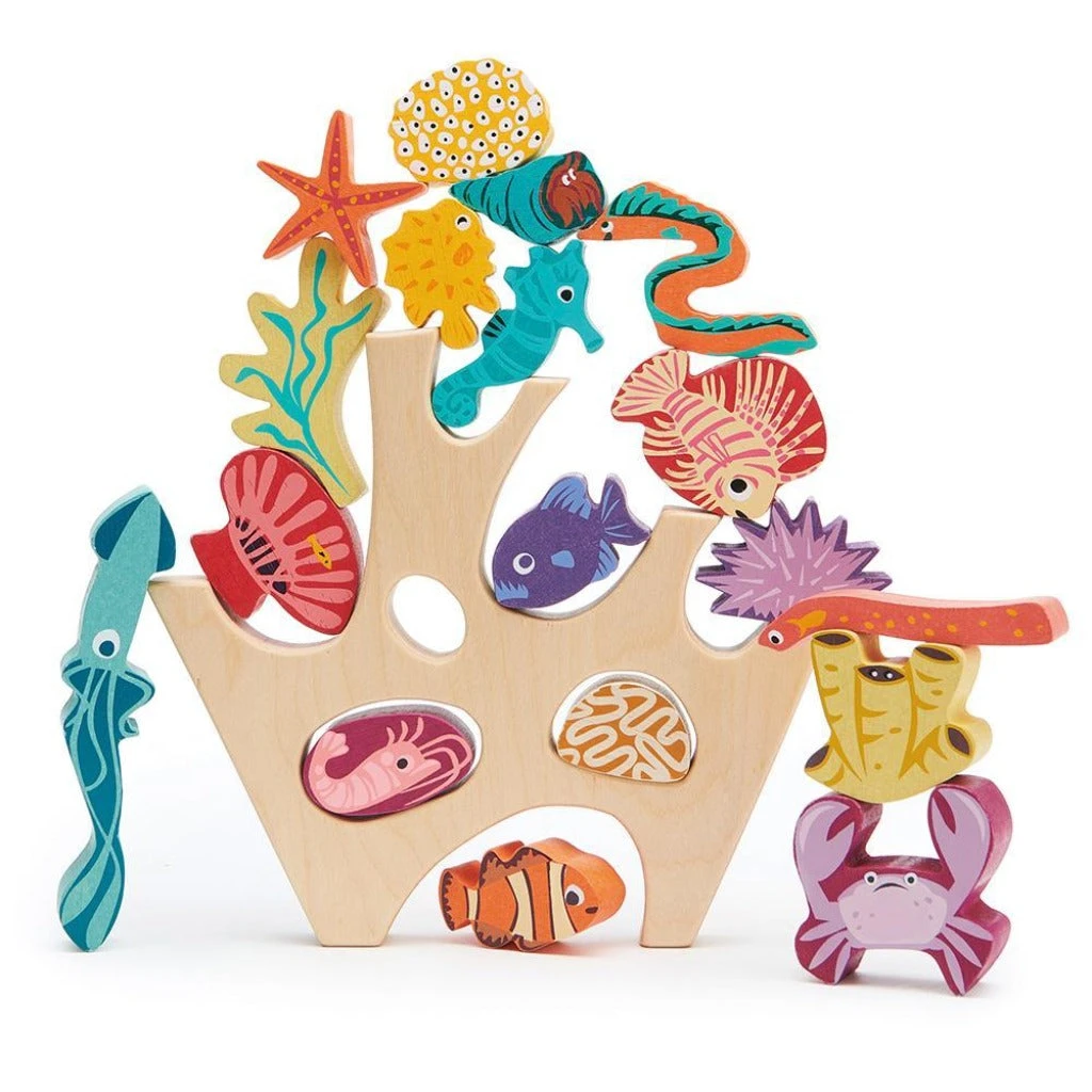 Tender Leaf Toys Stacking Coral Reef 1 Tender Leaf Toys Stacking Coral Reef