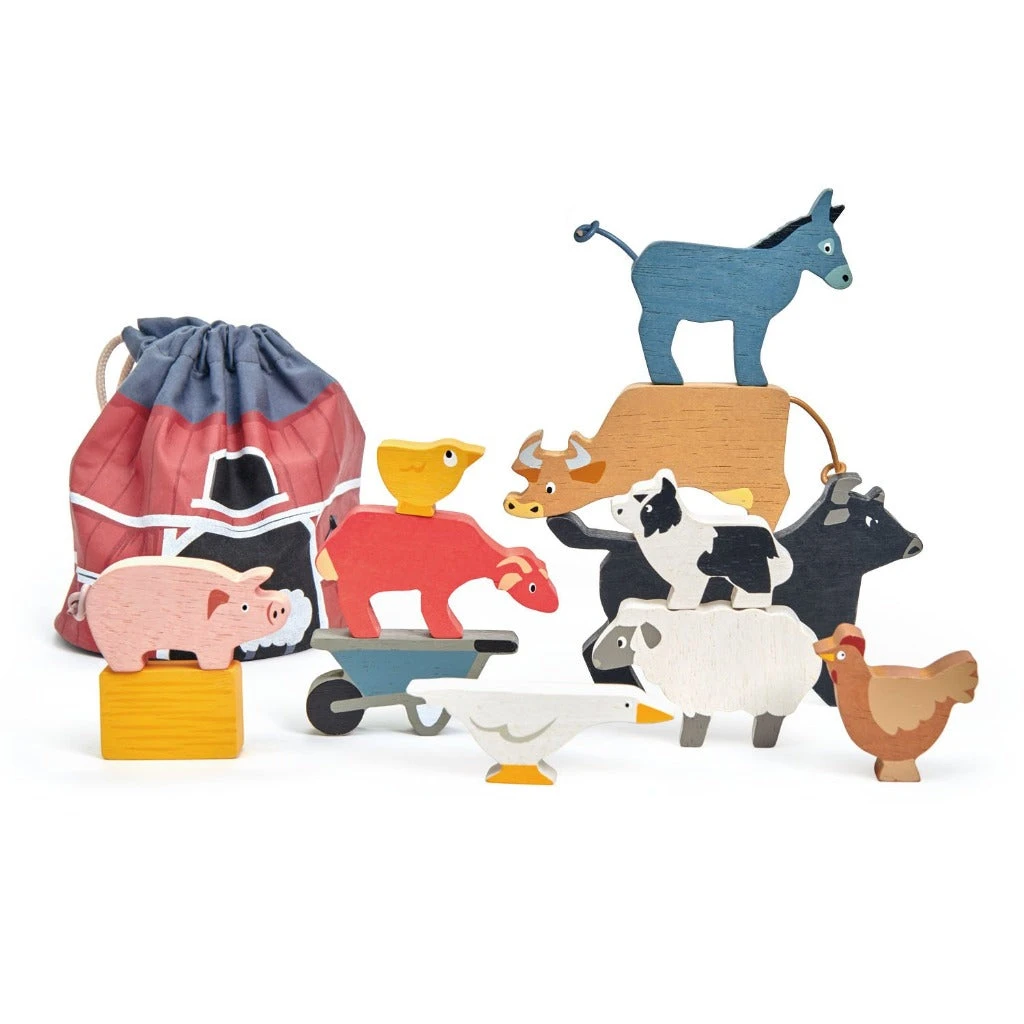 Tender Leaf Toys Stacking Farmyard 1 Tender Leaf Toys Stacking Farmyard