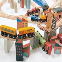 Tender Leaf Toys Mountain View Train Set -Kids Toy Shop TL8703 mountain view train set 8