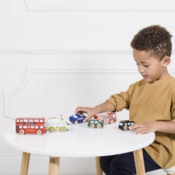 Le Toy Van London Car Set 6 Le Toy Van London Car Set -Kids Toy Shop TV267 london car motor vehicles wooden wheels