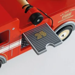 Le Toy Van Wooden Fire Engine (New Look) -Kids Toy Shop TV427 fire engine opening closing door 1800x1800 8432d517 272f 421d 96b8 83b410212320