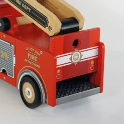Le Toy Van Wooden Fire Engine (New Look) -Kids Toy Shop TV427 fire engine removable back door 1800x1800 4e12220b ec75 4dd6 aabb c066b4413238