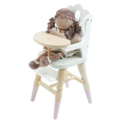 Le Toy Van Doll High Chair -Kids Toy Shop TV601 Doll High Chair Role Play Honeybake Pretend Play Le Toy Van