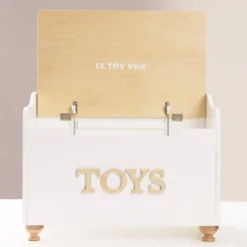 Le Toy Van Toy Storage Box -Kids Toy Shop TV606 toy chest box storage furniture gas strut hinges