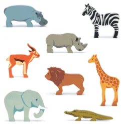 Tender Leaf Toys 8 Safari Animals - Bundle
