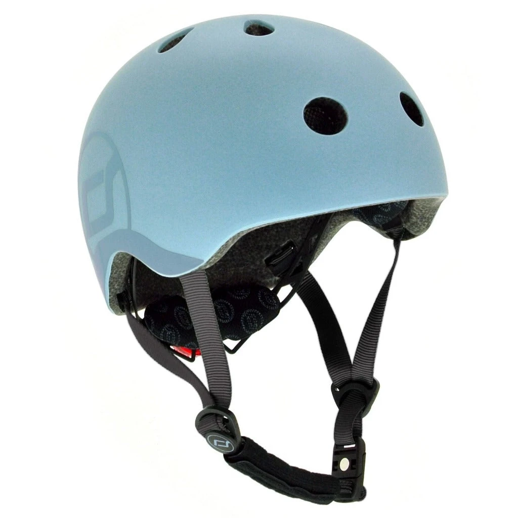 Scoot And Ride Safety Helmet With LED Steel 3 Scoot And Ride Safety Helmet With LED Steel - Image 3