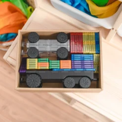 Connetix Tiles - Rainbow Transport Pack 50pcs -Kids Toy Shop dsc 2477