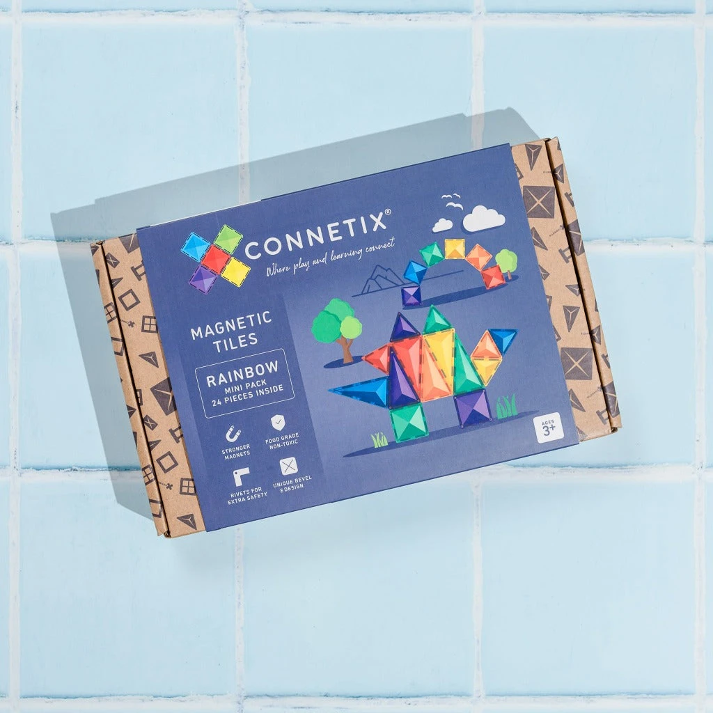 Connetix Tiles - Rainbow Mini Pack 24pcs 8 Connetix Tiles - Rainbow Mini Pack 24pcs - Image 8