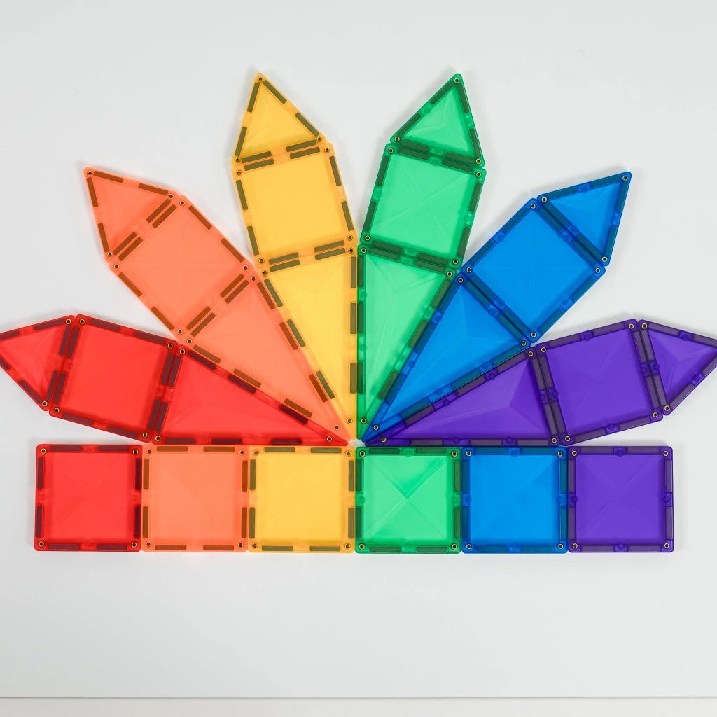 Connetix Tiles - Rainbow Mini Pack 24pcs 5 Connetix Tiles - Rainbow Mini Pack 24pcs - Image 5