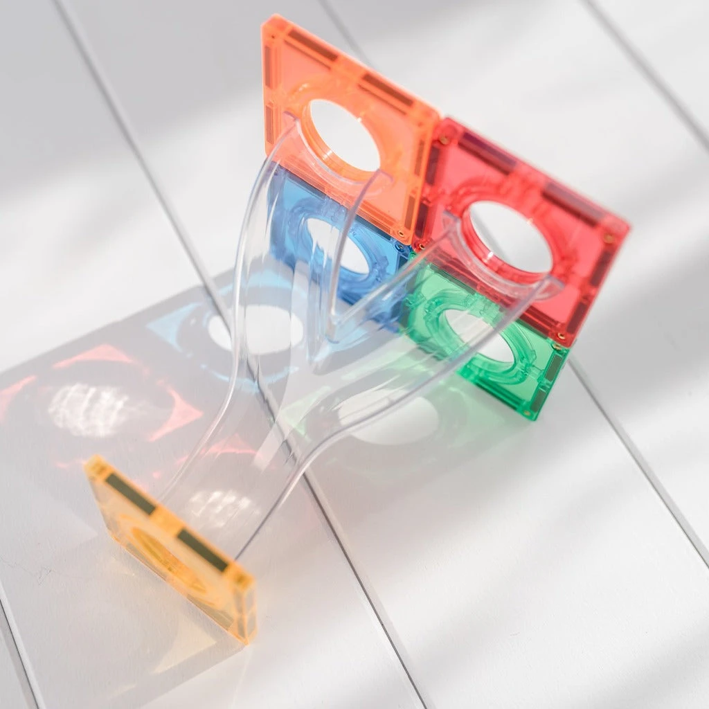 Connetix Tiles - Rainbow 92 Piece Ball Run Pack 1 Connetix Tiles - Rainbow 92 Piece Ball Run Pack