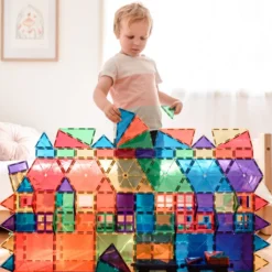 Connetix Tiles - Rainbow 212 Piece Mega Pack -Kids Toy Shop dsc 5375crop