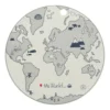 OYOY Mini Silicone Placemat - World
