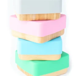 Eco Rascals Bamboo Snack Pots (Various Colours) -Kids Toy Shop er33