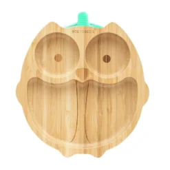 Eco Rascals Bamboo Suction Plate - Owl