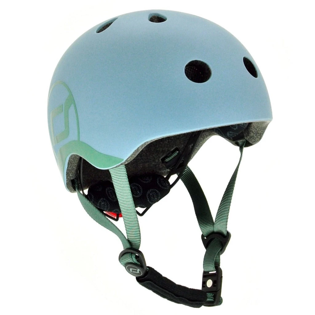Scoot And Ride Safety Helmet With LED Steel 2 Scoot And Ride Safety Helmet With LED Steel - Image 2