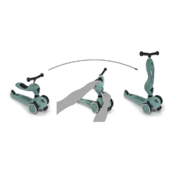 Scoot And Ride - Highway Kick 1 2in1 Scooter Forest -Kids Toy Shop highway kick 1 forest 868850
