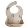 Mushie Silicone Bib - Lilac Flowers