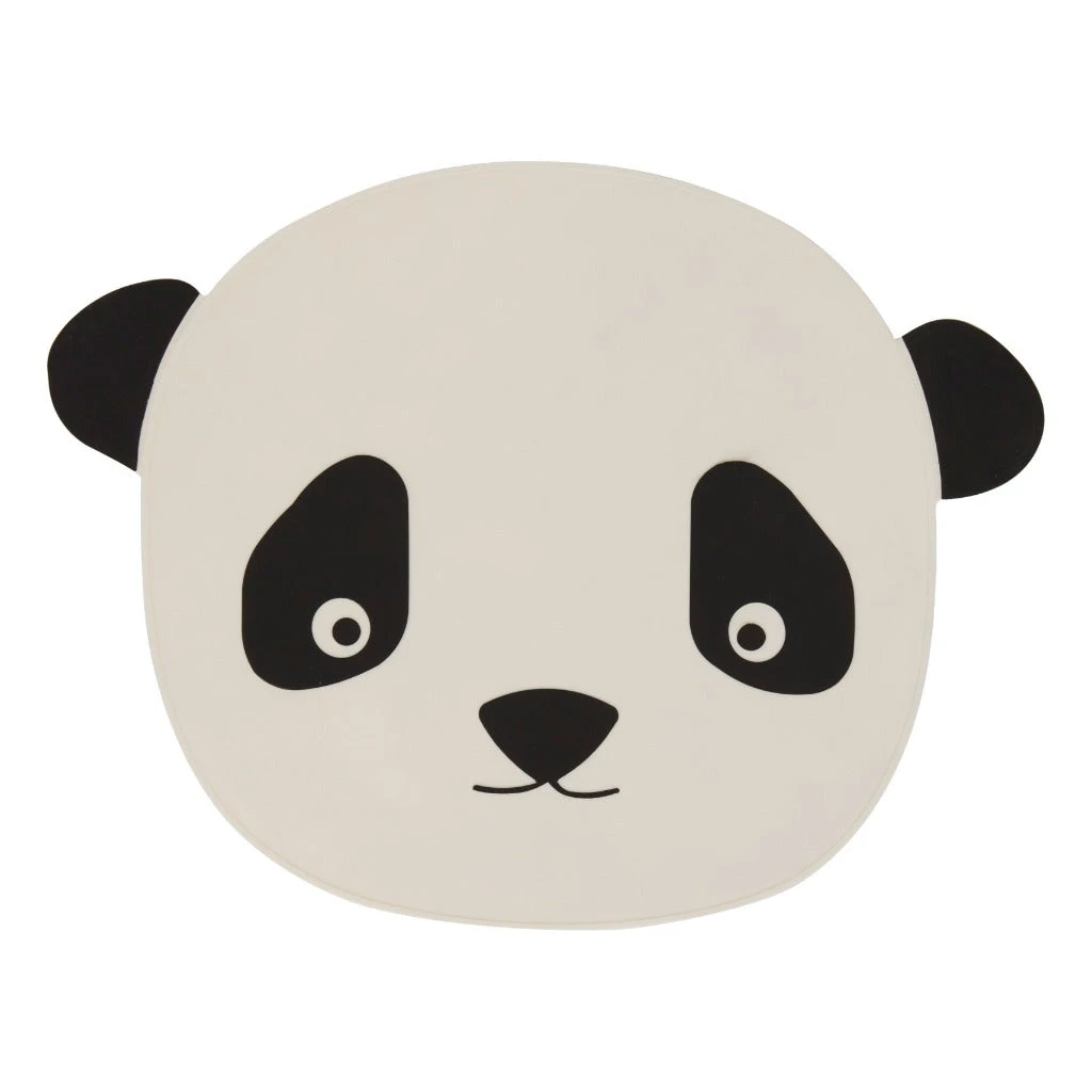 OYOY Mini Silicone Placemat - Panda 1 OYOY Mini Silicone Placemat - Panda