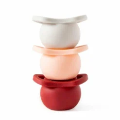 Pop & Go Pacifier - Upper Rust + Just Peachy + Cream Of The Crop (Triple Pack) -Kids Toy Shop peach rust cream triplet 1 1024x1024 31306.1592231548