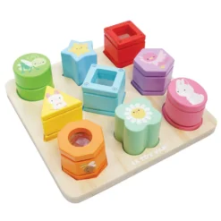 Le Toy Van Sensory Shapes -Kids Toy Shop pl089 sensory shapes motor skills play baord08.41.57
