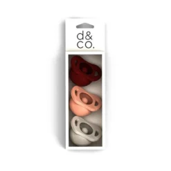 Pop & Go Pacifier - Upper Rust + Just Peachy + Cream Of The Crop (Triple Pack)